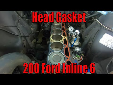 How to install cylinder head - 200 C.I. Inline 6 Ford