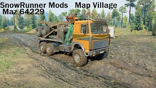 SnowRunner-Mods-Maz 64229-Region Map Village-Cargo transportation Part 32