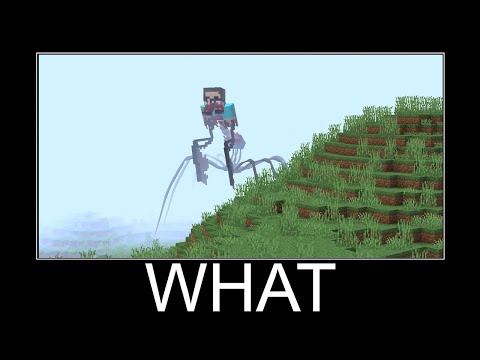 Minecraft Meme: Scary Mutant Steve Surprise