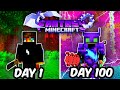 I Spent 100 Days In FANTASY Minecraft