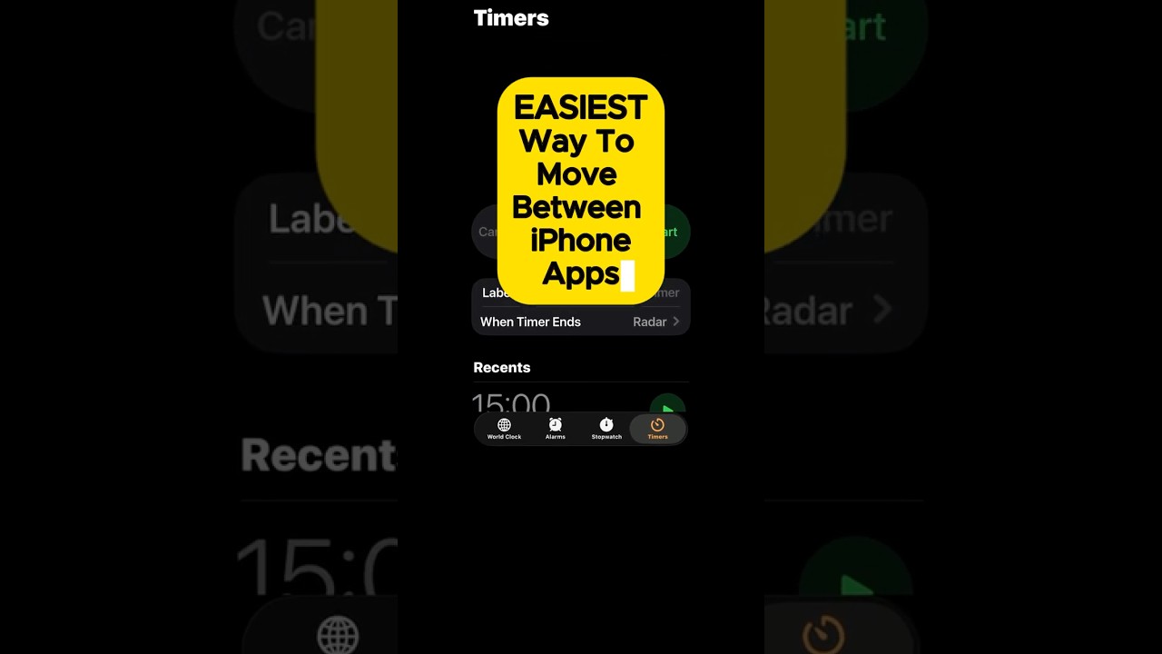 The EASIEST Way to Switch Between Apps on iPhone (NO Menus or Buttons) | Senior Tech Tutor Tip #102