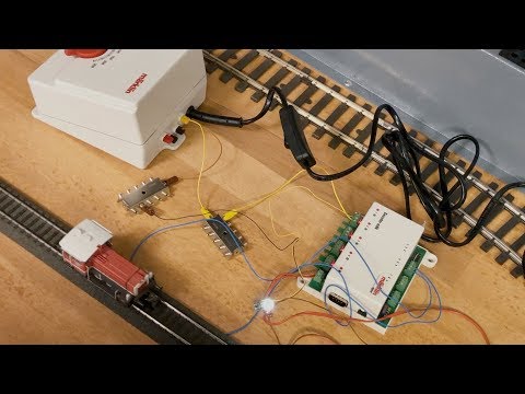 Automatische Schaltung Schaltgleis und M84 (mit Mobile Station) - Modellbahn Märklin H0  Tutorial