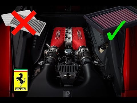 How To Change The Air Filter On A Ferrari 458 DIY Step By Step - Performance Upgrade BMC
