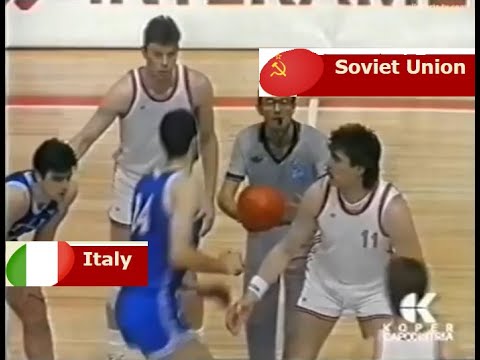 ITALY vs SOVIET UNION / 1989 EuroBasket 3rd Place