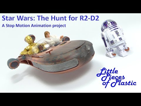 Star Wars: The Hunt for R2-D2 (subtitulado/subtitled) Stop Motion Animation Little Pieces Plastic