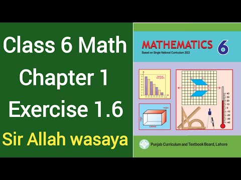 Class 6 Math New Book Chapter 1 Exercise 1.6 | Class 6 Math New Book Unit 1 Exercise 1.6
