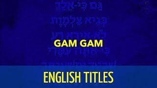 Download lagu MARNIK & SMACK - Gam Gam - English lyrics titles mp3