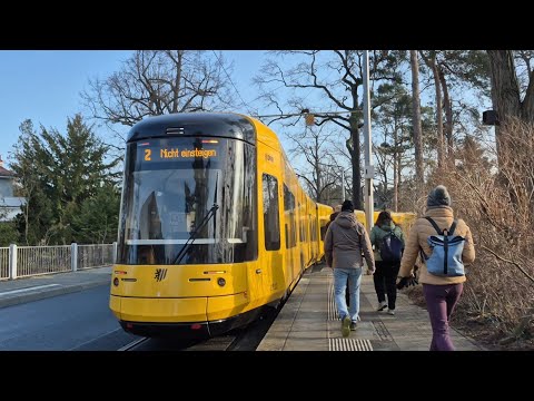 Tram Dresden | Mitfahrt in der kompl. 2 von Bhof. Gorbitz bis Kleinzschach., Freystr. im NGT DXDD-ER