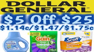 6/20/2026 Dollar General Couponing this Week #5off25 #dollargeneral #homesteading