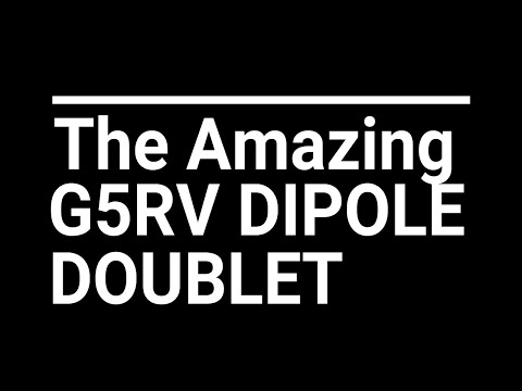 The Amazing Doublet Dipole G5RV!!! Best Stealth Backyard Antenna!