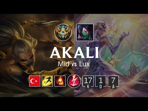 Akali Mid vs Lux - TR Challenger Patch 8.21