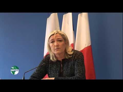 Mme MARINE Le Pen sur Canal2 International