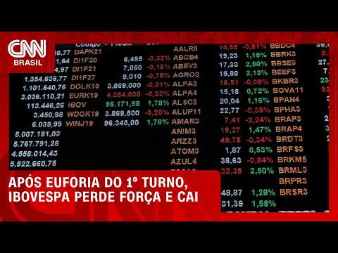 Mercado reage após resultados do primeiro turno das eleições | CNN MERCADO