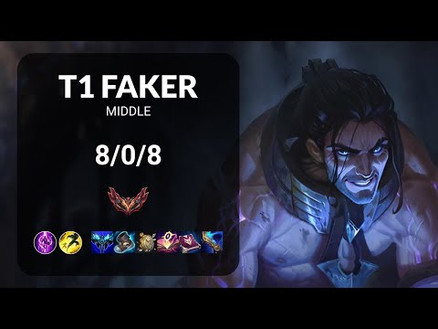 T1 Faker Sylas vs Ahri MIDDLE - KR GRANDMASTER Patch 13.21