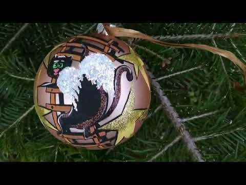 Миниатюра изображения товара Шар новогодний Декарт 8Ш0034