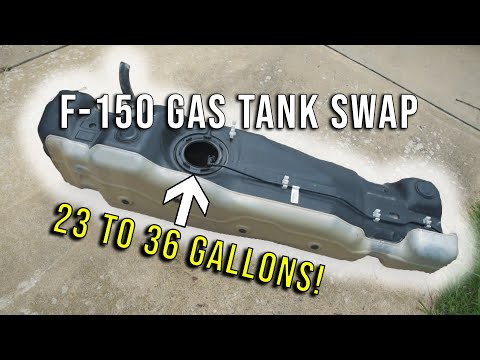 F-150 Gas Tank Swap! 23 to 36 Gallon Tank Swap!