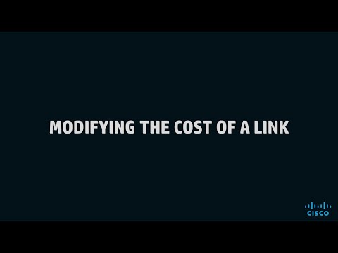 11.3.2: Modifying the Cost of a Link