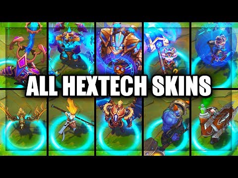 All Hextech Skins Spotlight From All Time (League of Legends)