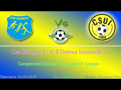 Css Giurgiu 1 - C.S Unirea Izvoarele Jr ( 1 - 0 ) ( 10.05.2015 ) ( Video HD )