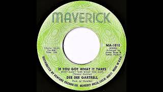 Dee Dee (aka Delia) Gartrell- If You Got What It Takes (They Can't Take What You Got)