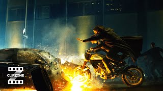 The Matrix Resurrections  Epic Motorcycle Chase  W