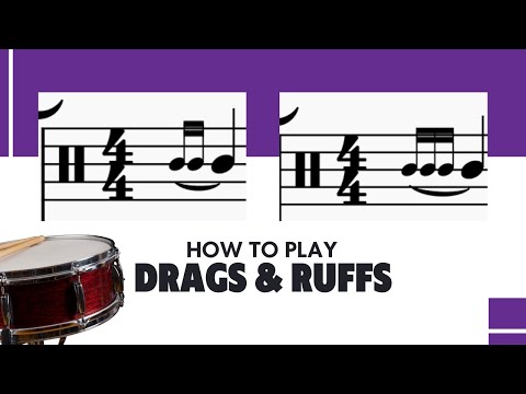 How To Play Drags & Ruffs on Snare Drum | Drags & Ruffs