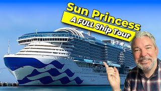 Sun Princess FULL Ship Tour - Let’s Walk The Decks!