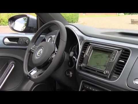 2017 Volkswagen Beetle Interior Design in Blue | AutoMotoTV