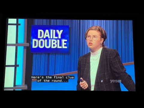 Jeopardy, Mattea Roach DAY 17 - 1st Daily Double (4/27/22)