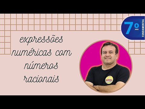 EXPRESSÕES NUMÉRICAS COM NÚMEROS RACIONAIS