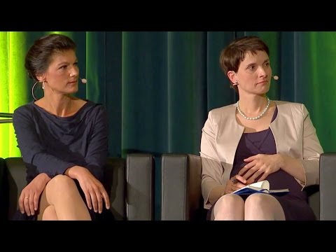 Podiumsdiskussion zu "Nervöse Republik" u.a. mit Frauke Petry und Sahra Wagenknecht