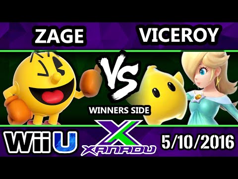 S@X 149 - Viceroy (Rosalina) Vs. Zage (Pac-Man) SSB4 Tournament - Smash Wii U - Smash 4