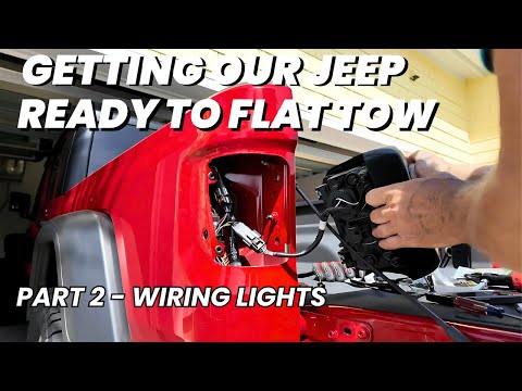 Getting a Jeep Ready to Flat Tow: Blue Ox Ez Wiring Kit
