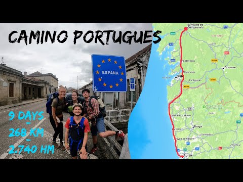 JAKOBSWEG - CAMINO PORTUGUES 2022 | Küstenweg | 9 Tage | 268 KM | Porto - Santiago de Compostela