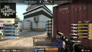 CS:GO CMC 5x5 Group A. Ohota krepkoe gaming vs. fogg.gg (2016)