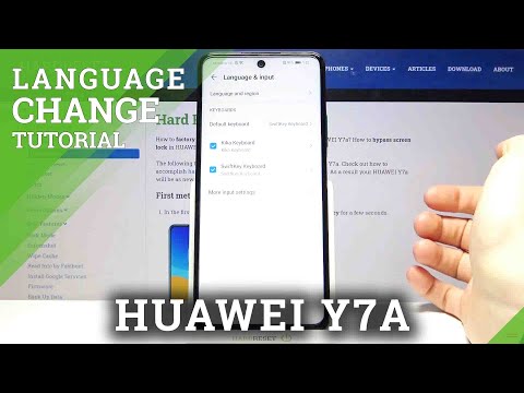 How to Change System Language on HUAWEI Y7a – Default System Language