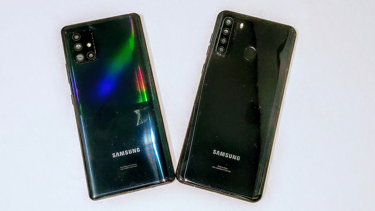 Samsung Galaxy A71 5G vs Samsung Galaxy A21 - Speed Test!!!