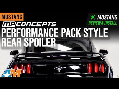 2015-2021 Mustang Fastback MP Concepts Performance Pack Style Rear Spoiler Review & Install