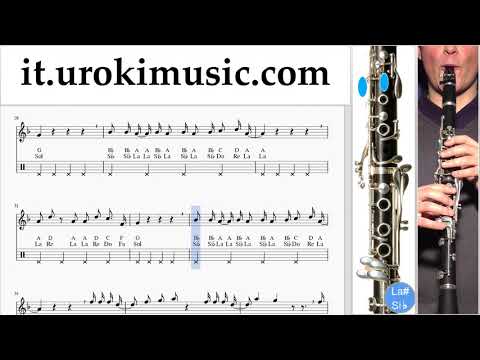 Lezioni di Clarinetto Camila Cabello - Real Friends Tutorial Spartito um-i276