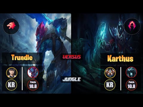 Cuzz TRUNDLE (Jungle) [Predator] VS KARTHUS - Challenger KR Patch 10.8
