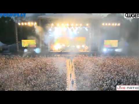 Coldplay - fix you (live on Where The Action Is Festival in Gothenburg 2011)
