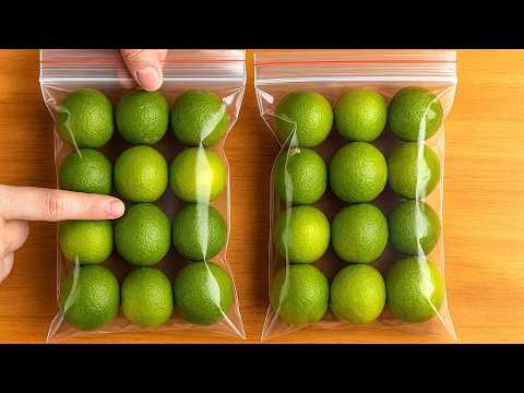 How to Preserve Lime for 3 YEAR – No Spoilage, No Freezer Needed!|Clever Tricks