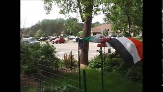funeral procession leads to traffic jam, and potential accident  6 6 15 Little Falls, Mn