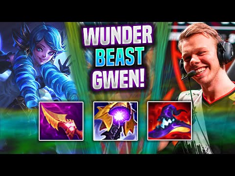 WUNDER IS A BEAST WITH GWEN! - FNC Wunder Plays Gwen Jungle vs Xin Zhao! | Season 2022