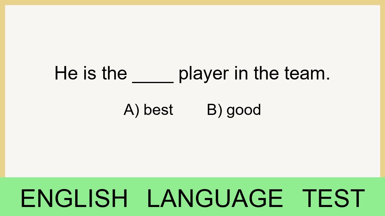B1 English Language Test – 25 Questions