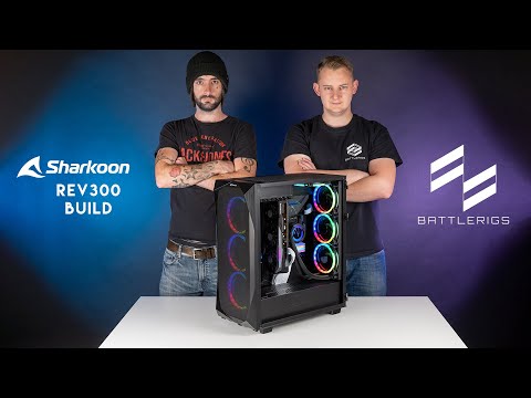 Sharkoon REV300, Tower-case - juodas, Tempered Glass video