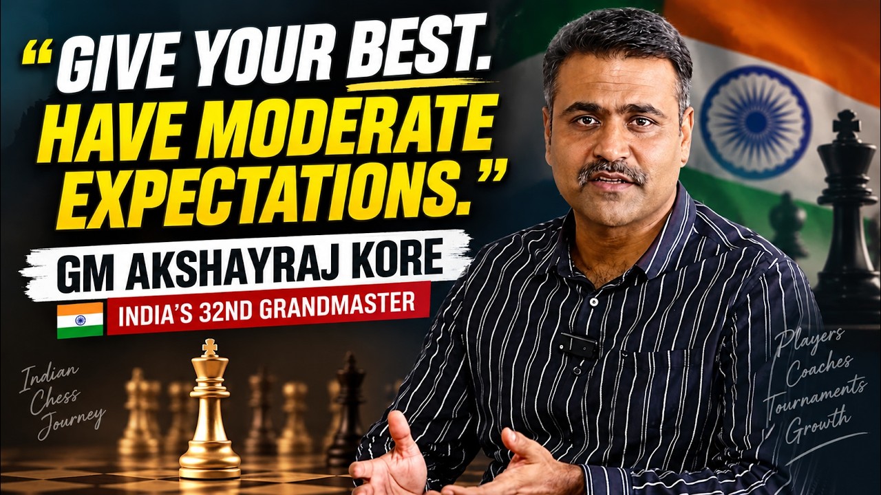 From India’s 32nd GM to 100 GMs | Akshayraj Kore on Indian Chess