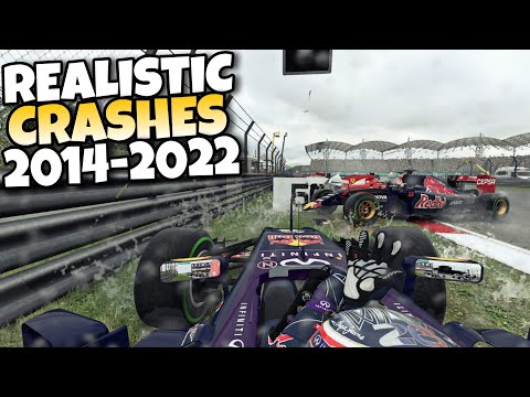 F1 REALISTIC CRASHES 2014 - 2022 #20