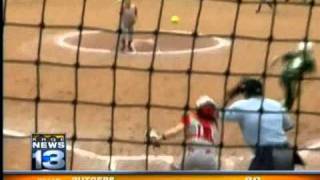 preview picture of video 'UNM Softball swept by Baylor'
