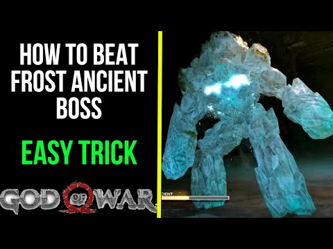 God of War - How to Beat Frost Ancient /Frost Ancient Boss Fight